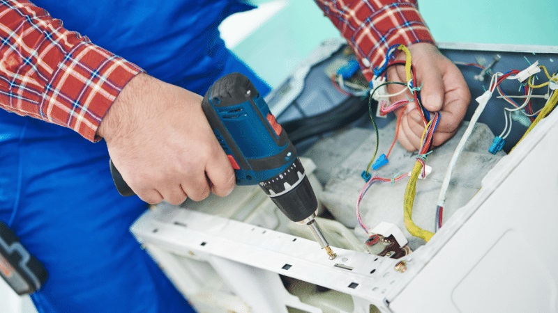 Ataşehir İmmergas İmmergas çamaşır makinesi kart tamiri – Su almama arızası orijinal parça ile giderildi. - Teknik servis örneği